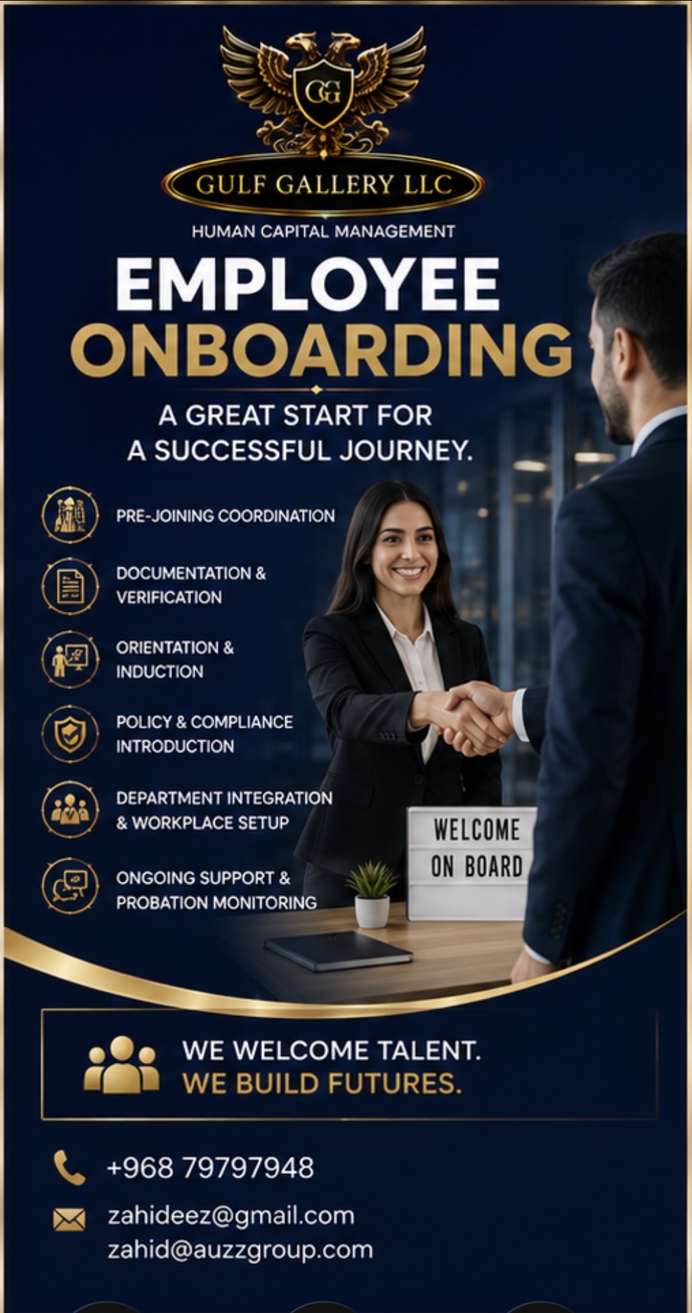 Gulf Gallery — employee onboarding